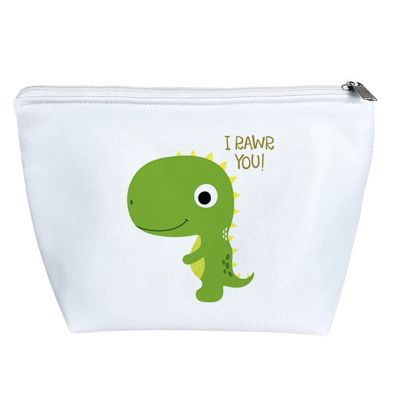 کیف لوازم آرایش دخترانه خندالو مدل دایناسور کد 1815