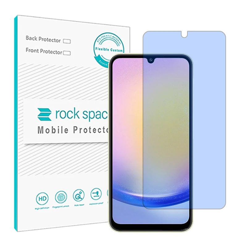 محافظ صفحه نمایش ضد اشعه آبی راک اسپیس مدل HyBLU مناسب برای گوشی موبایل سامسونگ Galaxy A25