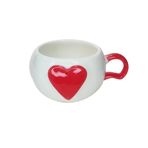 ماگ مدل قلب طرح برجسته کد 00