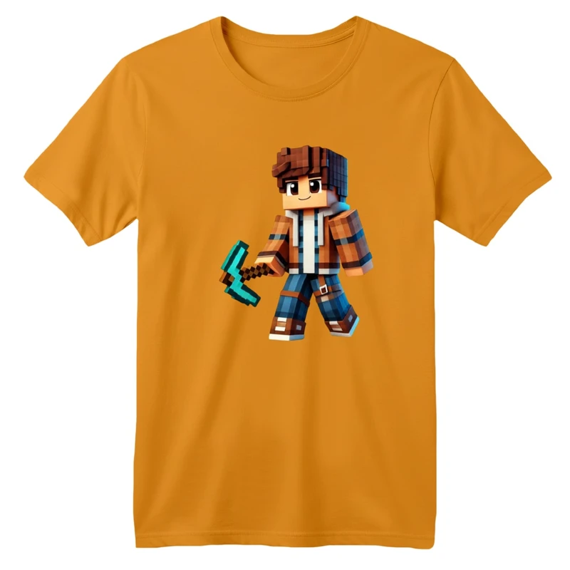 تی شرت آستین کوتاه بچگانه مدل ماینکرفت کد 2