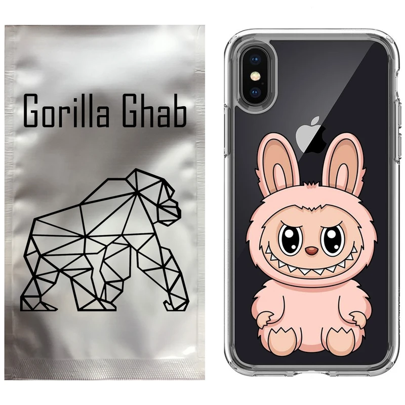 کاور گوریلا قاب مدل CLG کد 138 طرح Labubu مناسب برای گوشی موبایل اپل iPhone X / XS
