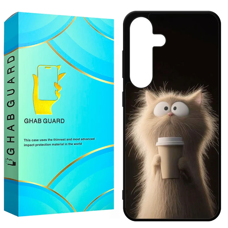 کاور قاب گارد طرح گربه مدل GCHPS23F مناسب برای گوشی موبایل سامسونگ Galaxy S23 FE