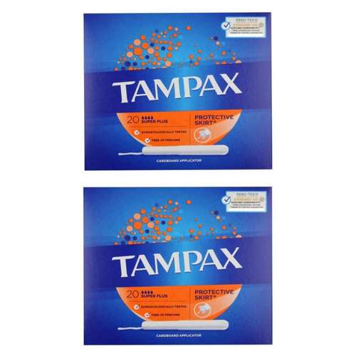 تامپون تامپکس مدل Super Plus مجموعه 2 عددی