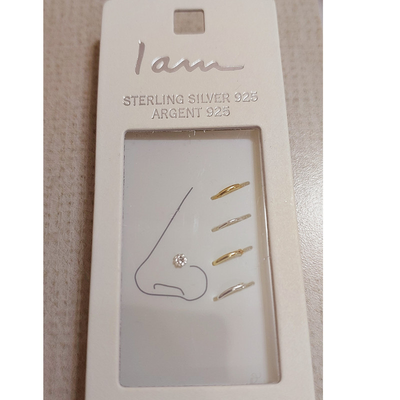 پیرسینگ نقره زنانه آی ام مدل 06 مجموعه 5 عددی پیرسینگ نقره زنانه آی ام مدل 06 مجموعه 5 عددی