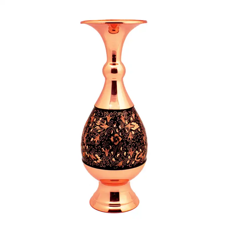 گلدان مسی مدل الماس تراش کد 2501