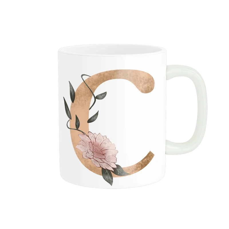 ماگ پاد آفرین طرح حرف C کد 5489