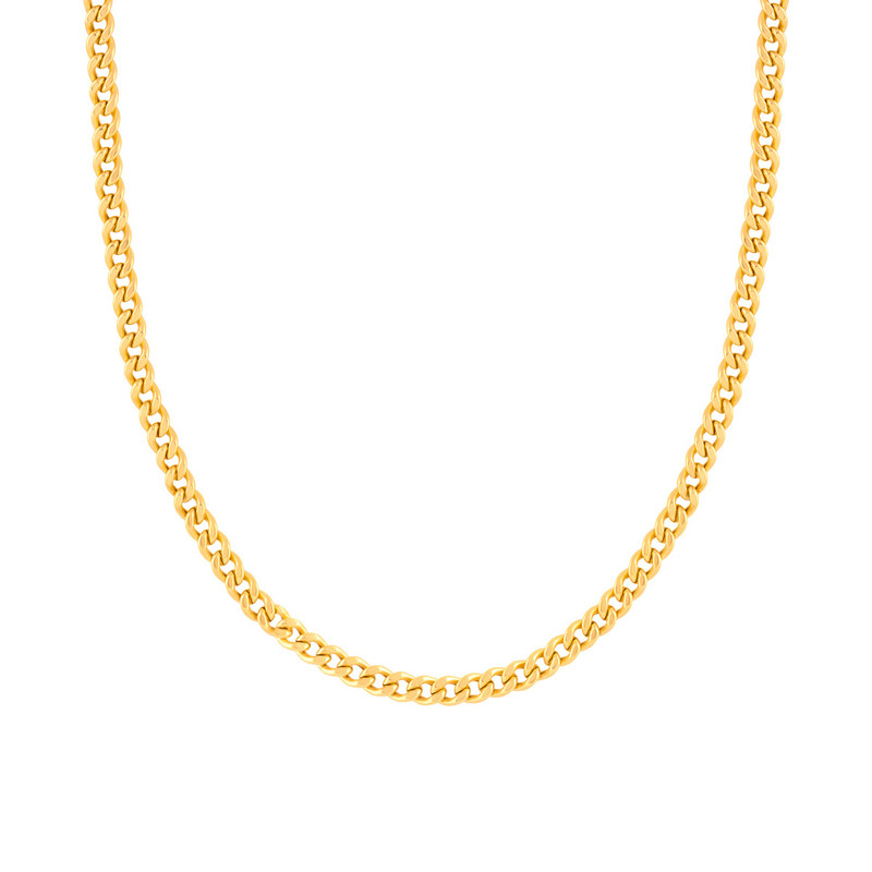 زنجیر حلقه‌ای (فلامینگو) طلا 18 عیار زنانه گالری قو طلایی مدل کارتیر نمایی