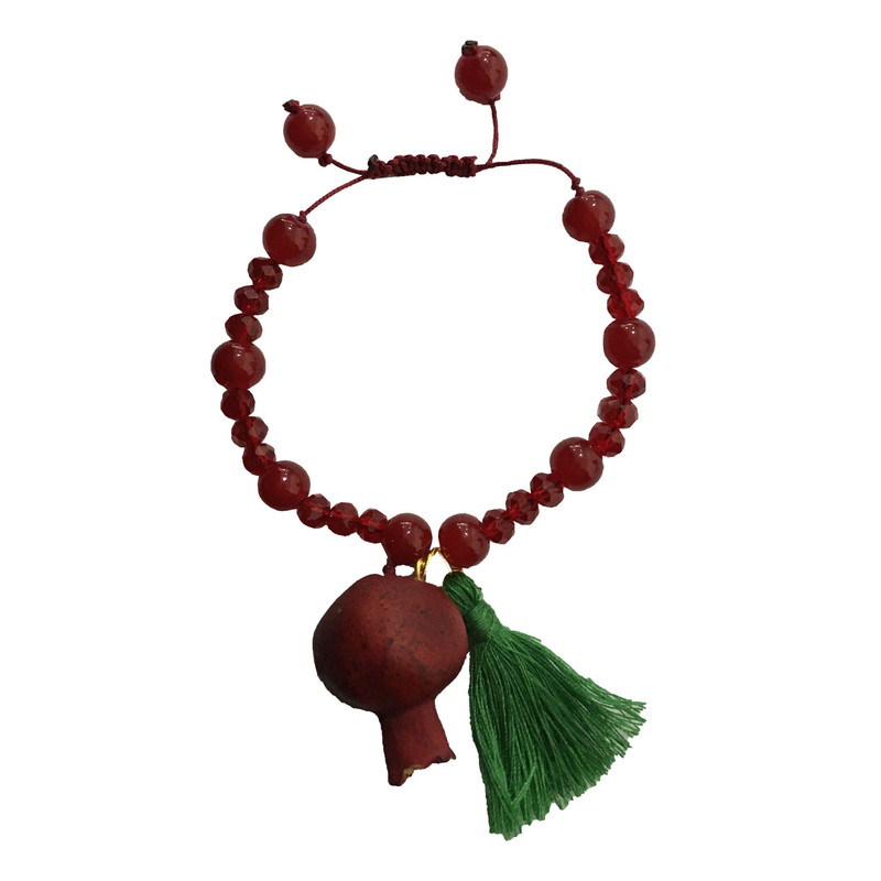 دستبند دخترانه طرح انار مدل z19 دستبند دخترانه طرح انار مدل z19