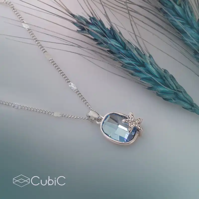 گردنبند زنانه کوبیک مدل QN-011098