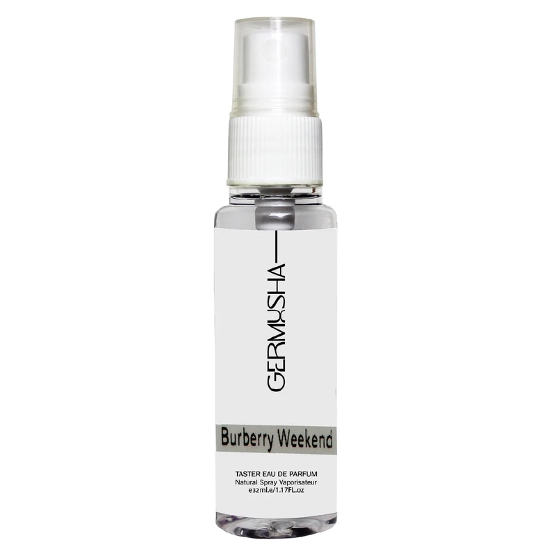 عطر جیبی زنانه گرموشا مدل باربری ویکند با رایحه شیرین حجم 32 میلی‌لیتر
