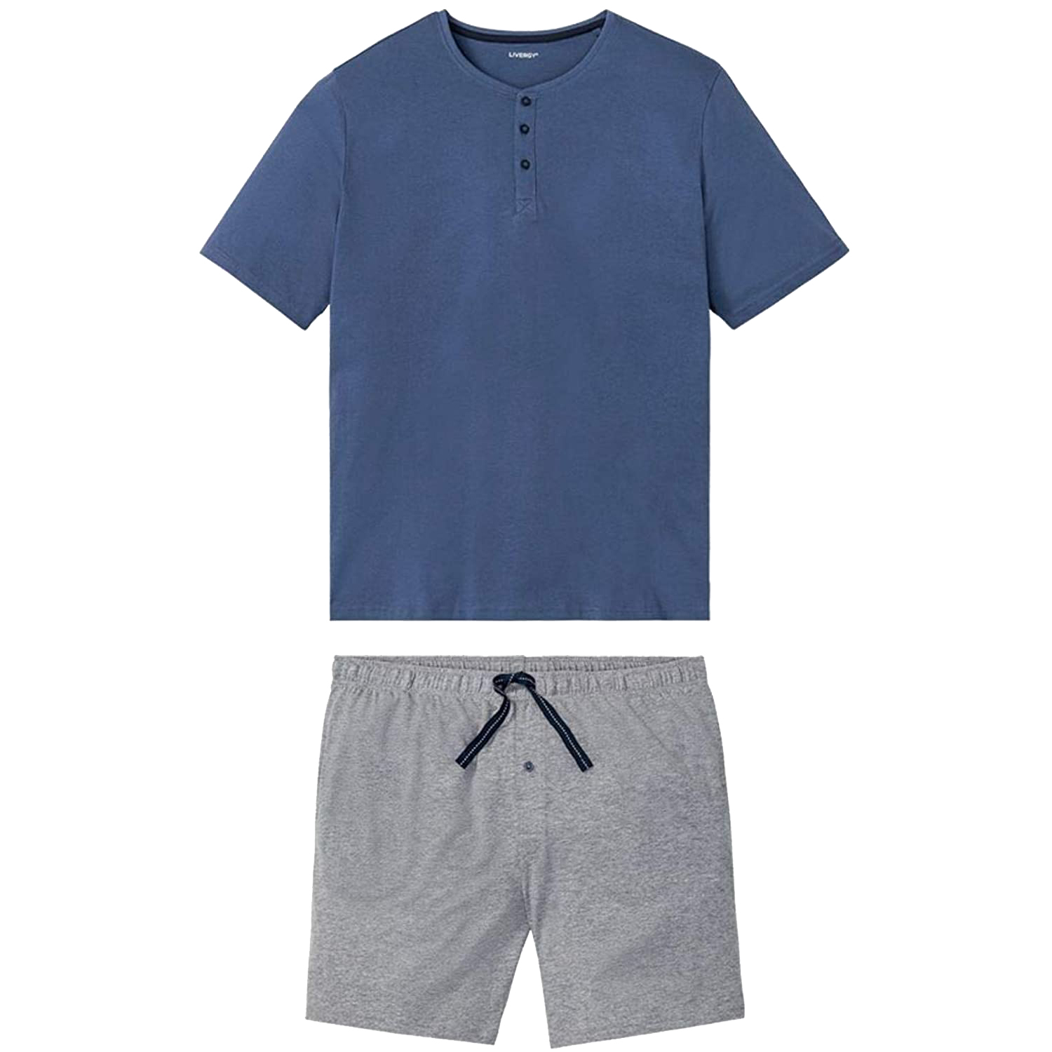 ست تی شرت و شلوارک مردانه لیورجی مدل LV02