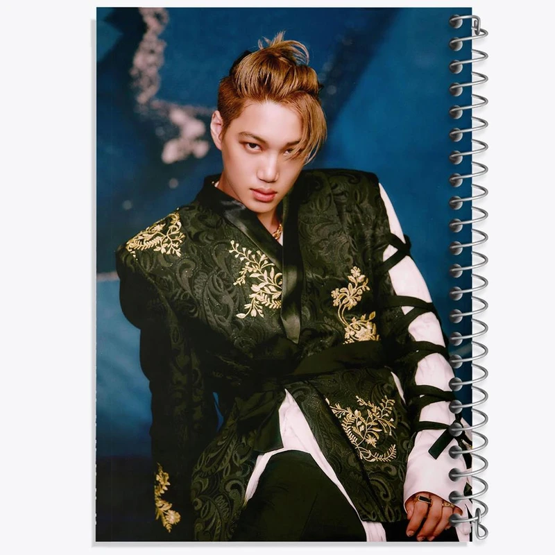 دفتر مشق 50 برگ خندالو مدل کای گروه اکسو EXO کد 16862