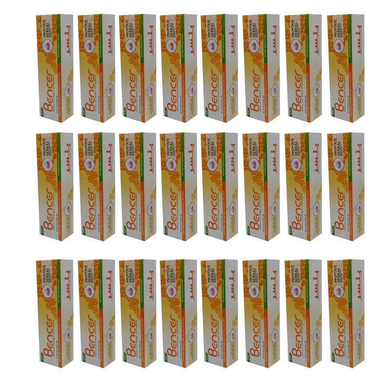 خمیر دندان بنسر مدل Herbal وزن 120 گرم بسته 24 عددی