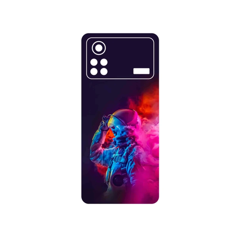 برچسب پوششی ماهوت مدل Smoke Rainbow Digital Art 1 مناسب برای گوشی موبایل شیائومی Poco X4 Pro 5G