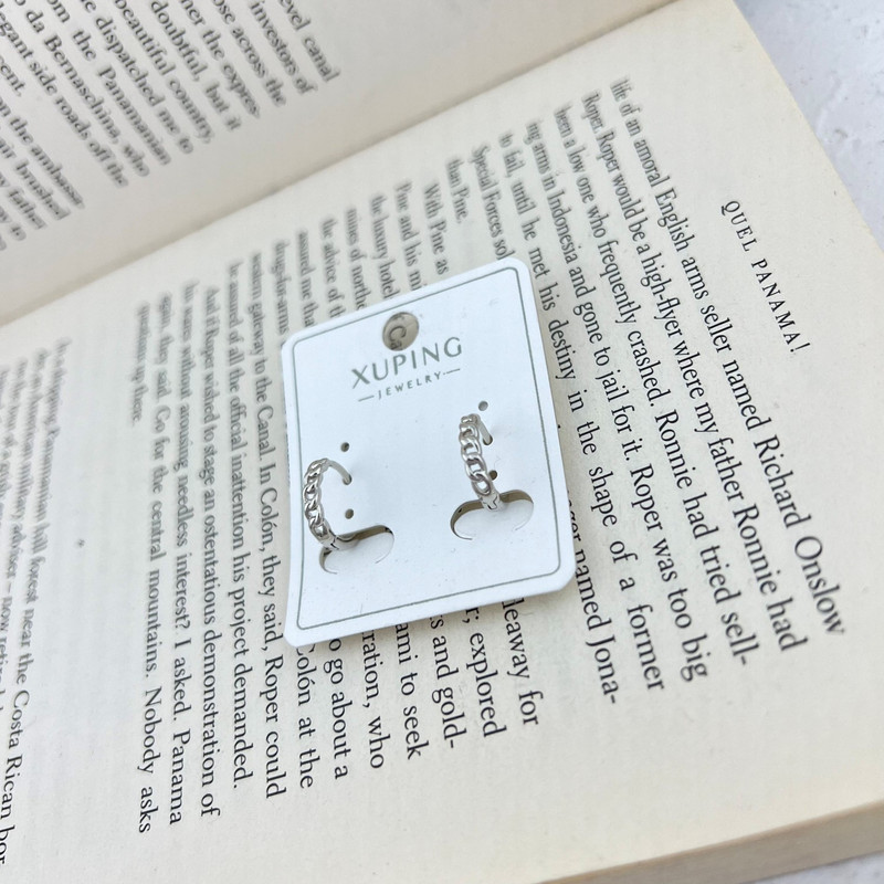 گوشواره زنانه ژوپینگ مدل کارتی کد E4971