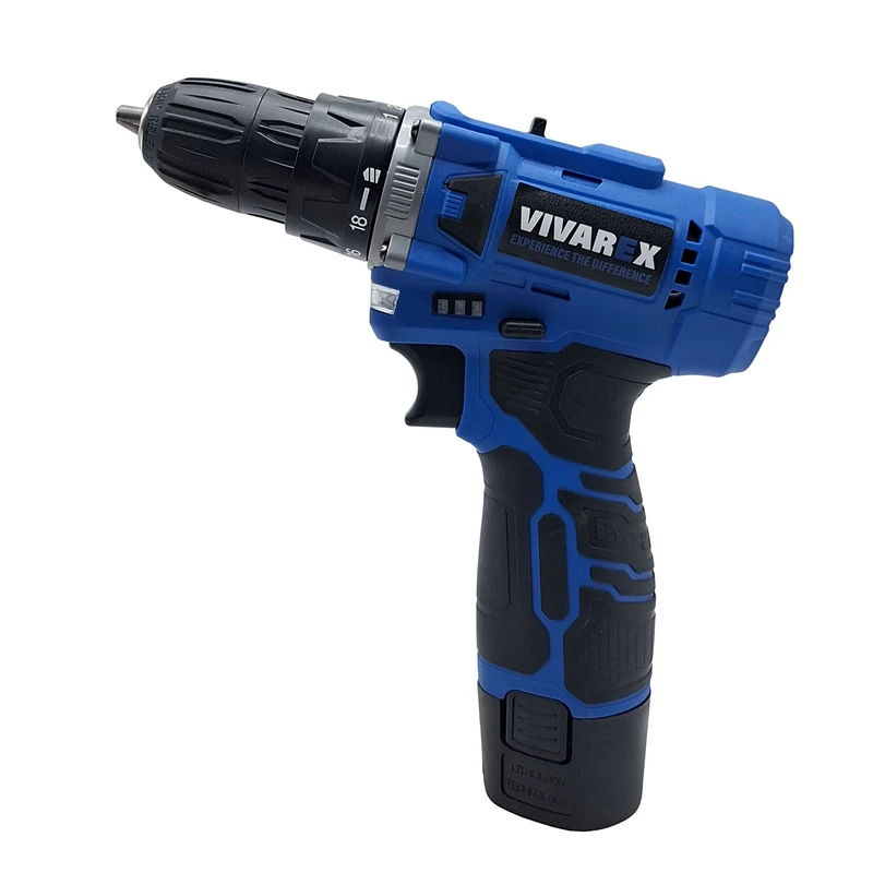 دریل پیچ گوشتی شارژی صنعتی 10 میلی متری 12 ولت ویوارکس مدل 12V کد 18