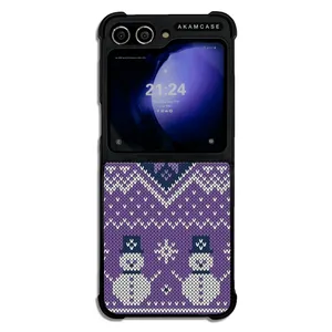 AKAM AMC-WSGZFLIP5-WINTER FABRIC-20 Cover For Samsung Galaxy Z Flip 5
