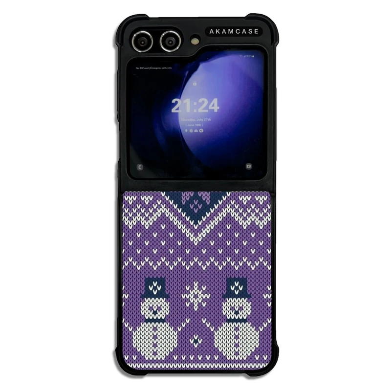 کاور آکام مدل AMC-WSGZFLIP5-WINTER FABRIC-20 مناسب برای گوشی موبایل سامسونگ Galaxy Z Flip 5