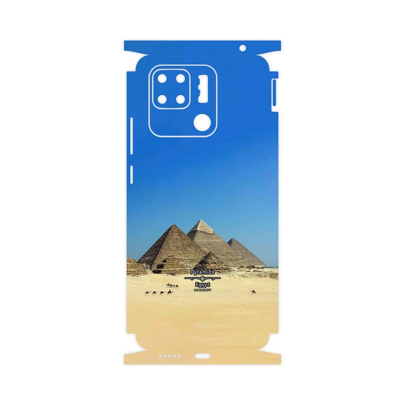 برچسب پوششی ماهوت مدل Pyramids of Egypt-FullSkin مناسب برای گوشی موبایل شیائومی Redmi 10C