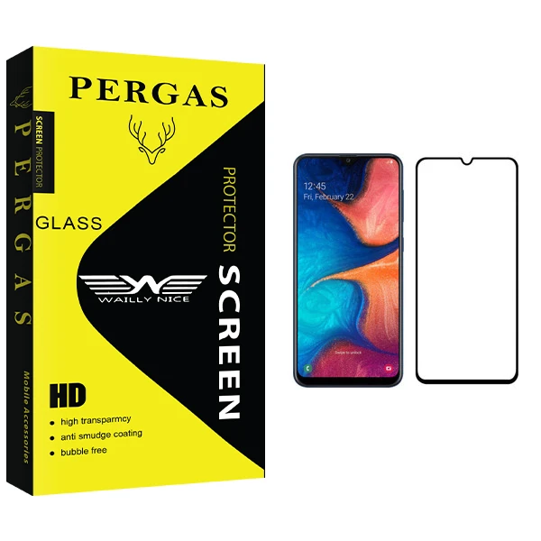 محافظ صفحه نمایش وایلی نایس مدل Pergas Glass مناسب برای گوشی موبایل سامسونگ Galaxy A20e