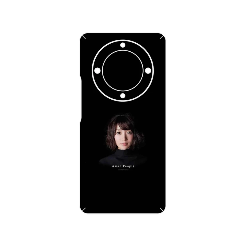 برچسب پوششی ماهوت مدل Portrait of an Asian Woman مناسب برای گوشی موبایل آنر Magic 5 Lite
