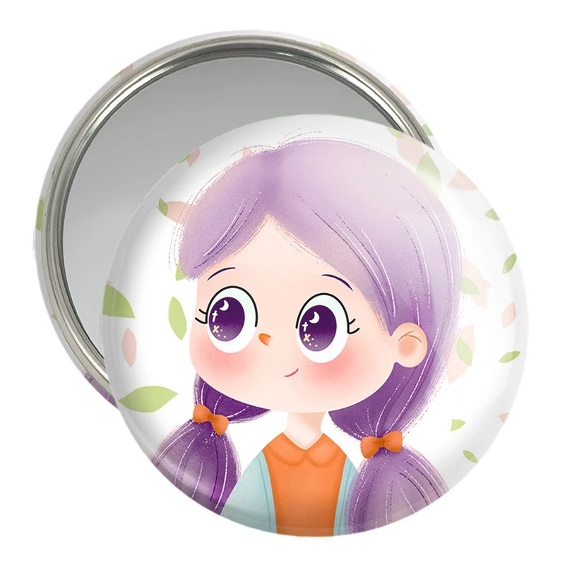 آینه جیبی خندالو مدل دخترانه فانتزی کد 25717