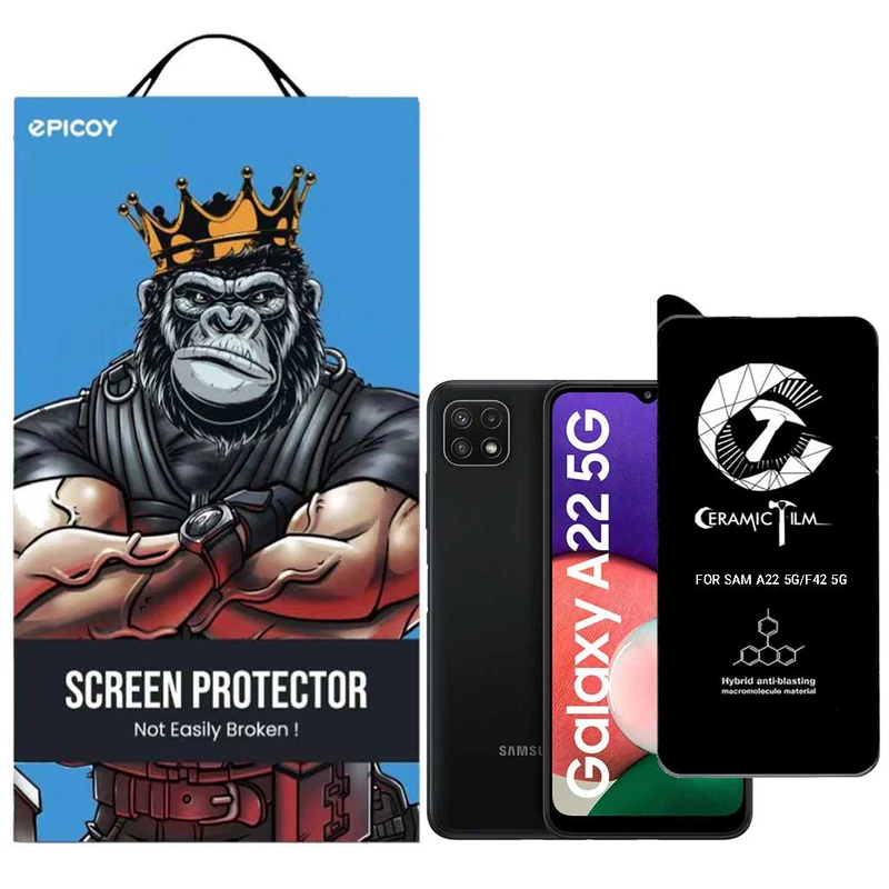 محافظ صفحه نمایش سرامیکی اپیکوی مدل CR7 مناسب برای گوشی موبایل سامسونگ Galaxy A22 5G/ F42 5G
