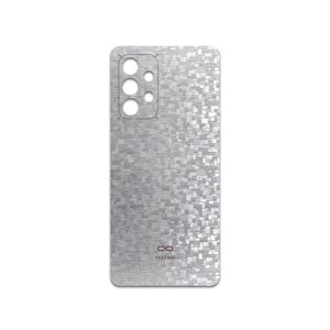MAHOOT Silver-Silicon Cover Sticker for Samsung Galaxy A53 5G
