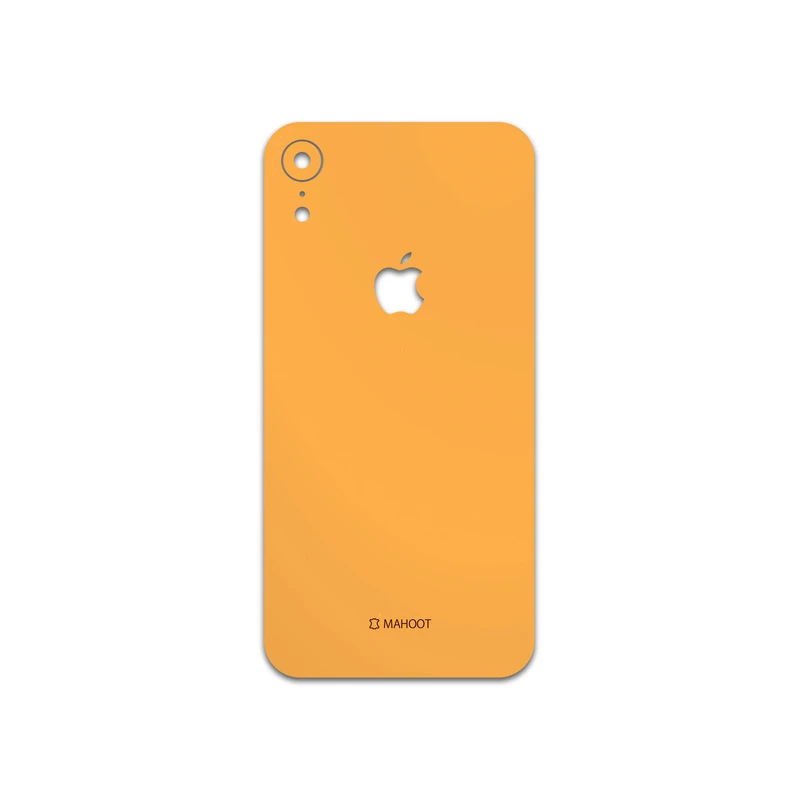 برچسب پوششی ماهوت مدل Matte-Orange مناسب برای گوشی موبایل اپل iPhone XR