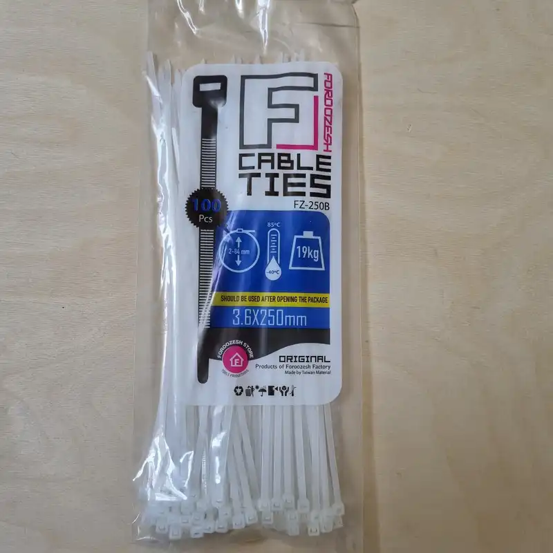 بست کمربندی فروزش مدل F25 بسته 100 عددی