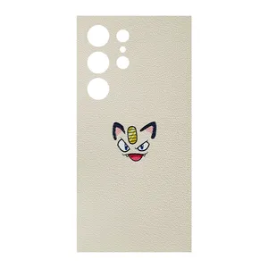 Remax cover sticker Leth model Meowth Pokemon design suitable for Samsung Galaxy S24 Ultra mobile phone