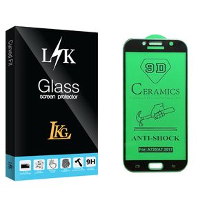 نقد و بررسی محافظ صفحه نمایش سرامیکی ال کا جی مدل LK Glass مناسب برای گوشی موبایل سامسونگ Galaxy A7 2017/ A720 توسط خریداران