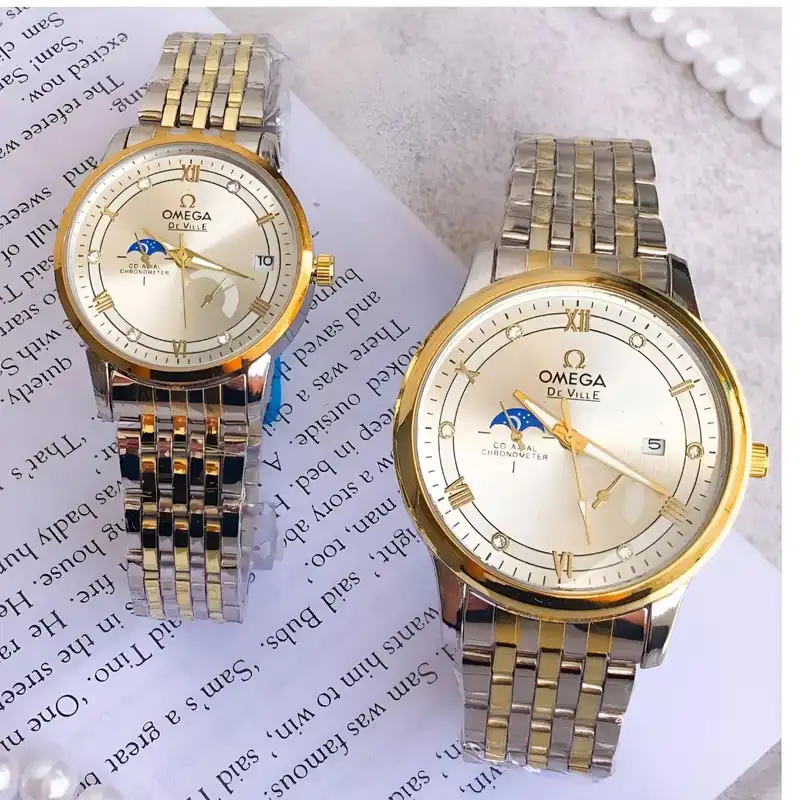 ست ساعت مچی عقربه ای زنانه و مردانه مدل تقویم دار01