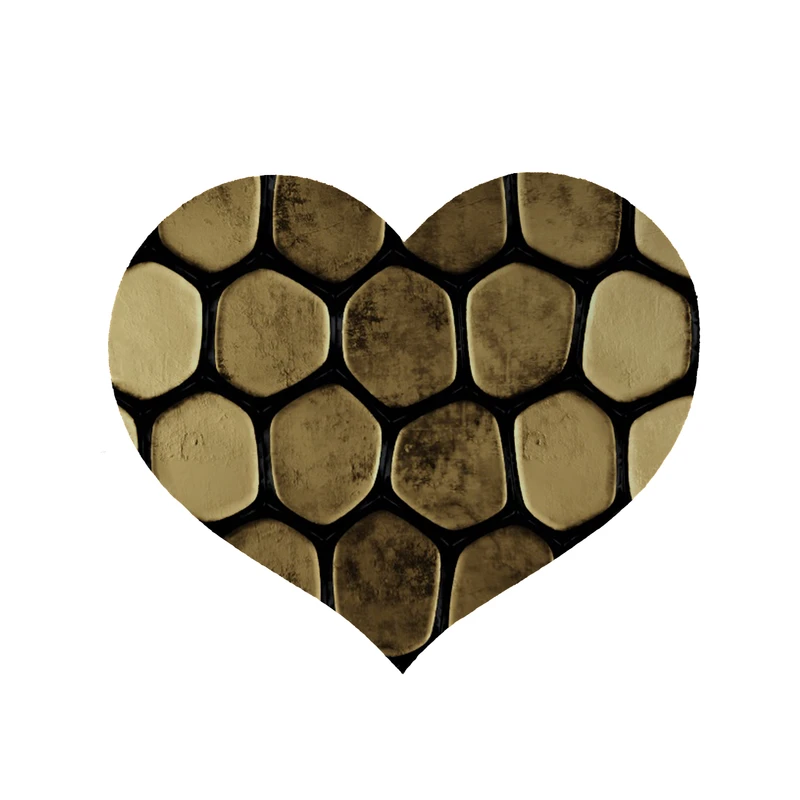 پادری مدل قلب طرح کلاسیک کد 8838 سایز 90x90 سانتی متر 