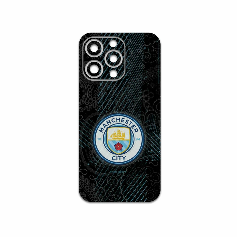 برچسب پوششی ماهوت مدل Manchester-City مناسب برای گوشی موبایل اپل iphone 13 Pro