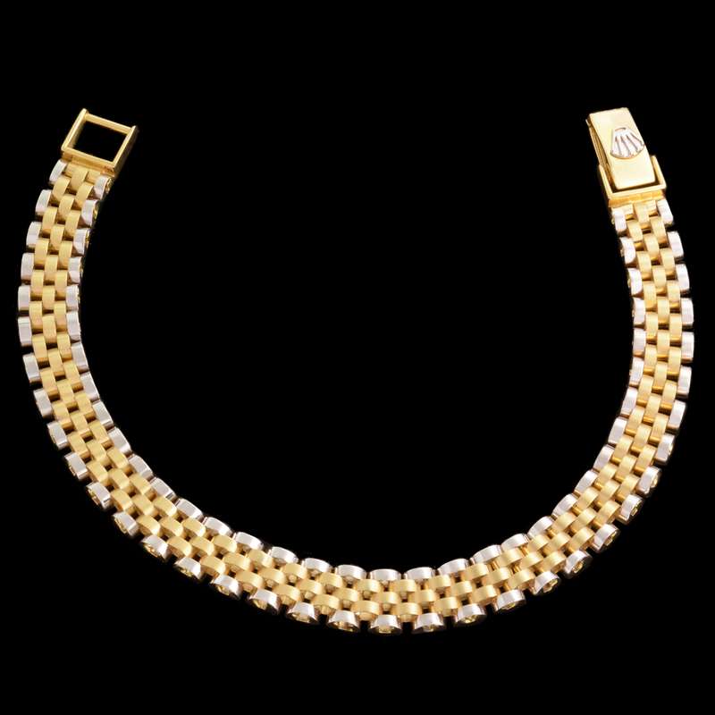 دستبند طلا 18 عیار زنانه طلای مستجابی کد 6772 دستبند طلا 18 عیار زنانه طلای مستجابی کد 6772