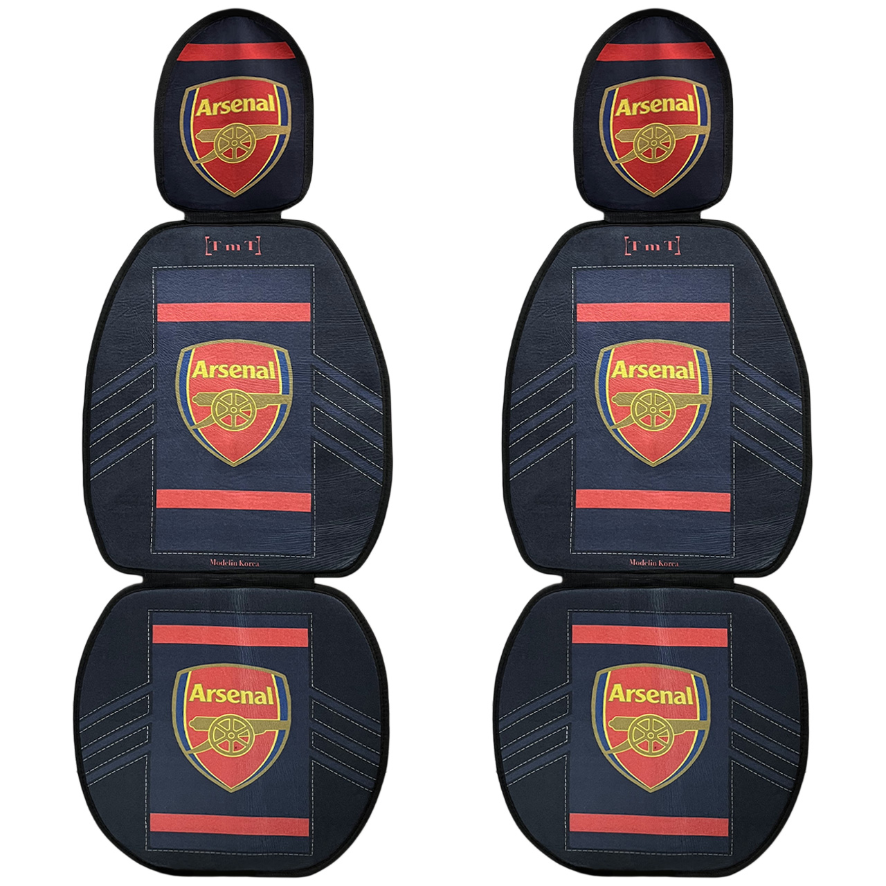 پشتی صندلی خودرو مدل Soccer کد Arsenal مجموعه دو عددی