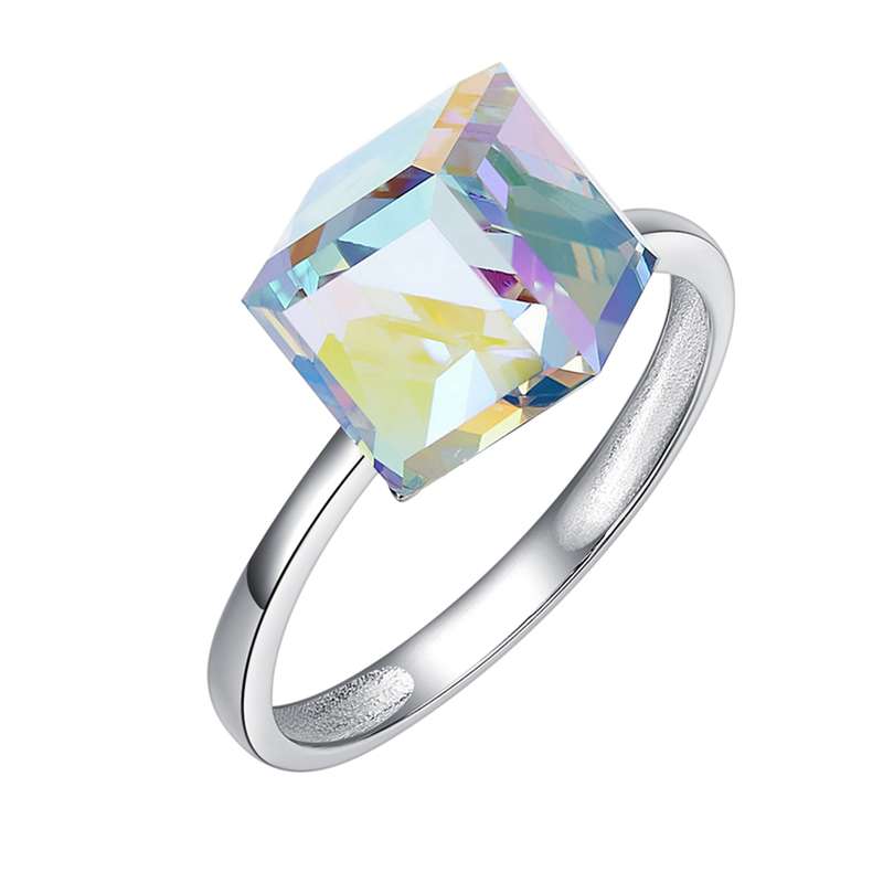 انگشتر نقره زنانه کوبیک مدل QR-33355 انگشتر نقره زنانه کوبیک مدل QR-33355