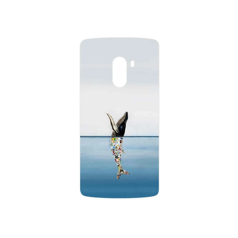برچسب پوششی ماهوت مدل Collage of Sea Trash مناسب برای گوشی موبایل لنوو A7010