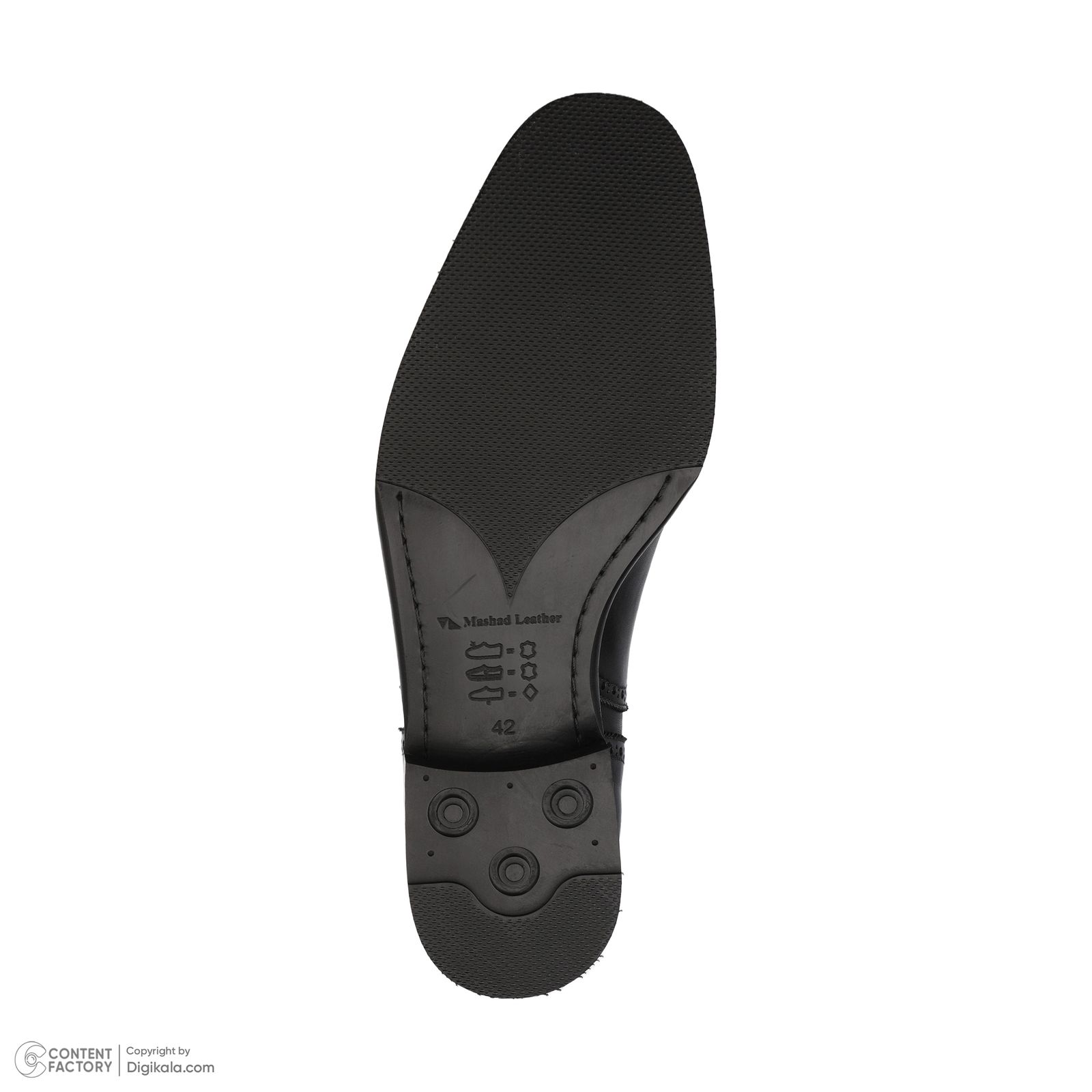 کفش مردانه چرم مشهد مدل J6178-001 -  - 6