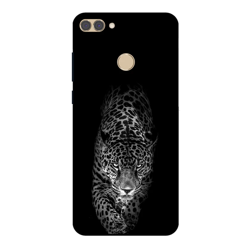 کاور مگافون طرح پلنگ مدل 1879 مناسب برای گوشی موبایل هوآوی Y9 2018  