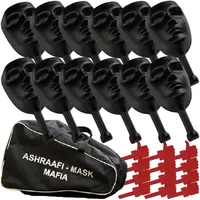 ماسک ایفای نقش مافیا مدل اشرافی بهمراه نشان تایید و کیف مخصوص مجموعه 25 عددی