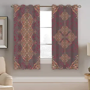پرده نیروانا طرح سنتی  مدل هازان کد 4726   سایز 140×200 سانتی متر