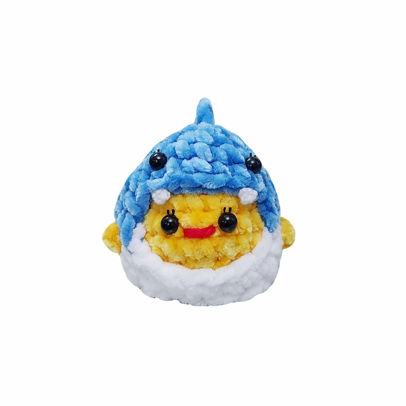 عروسک بافتنی مدل جوجه کوسه ای