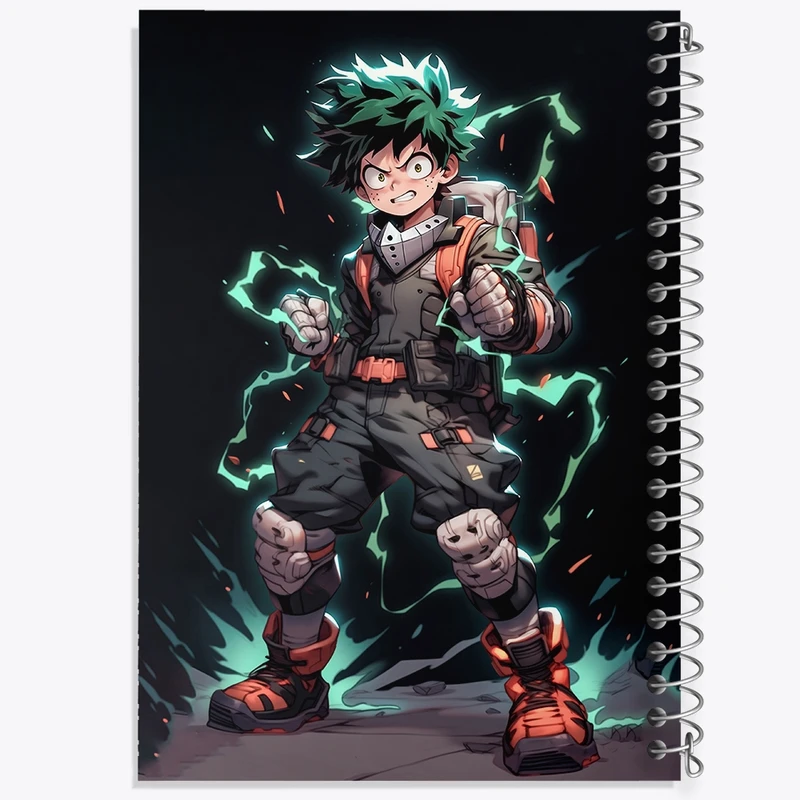 دفتر مشق 50 برگ خندالو طرح انیمه آکادمی قهرمان من کد F2839