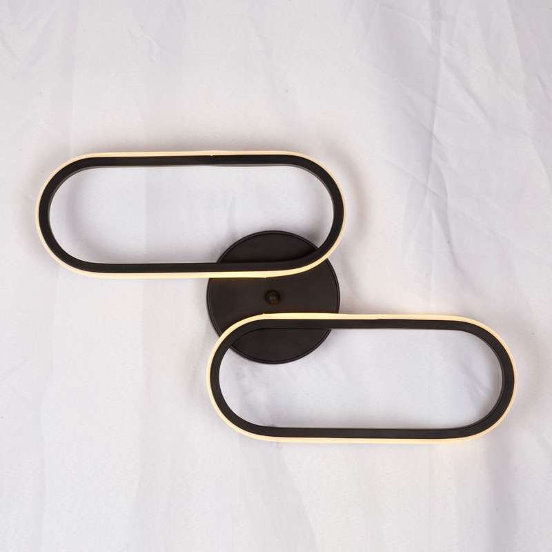 چراغ دیواری مدرن چشمه نور کد L6407/2BK