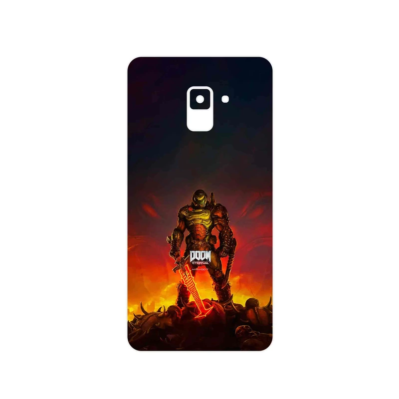 برچسب پوششی ماهوت مدل DOOM Game Series مناسب برای گوشی موبایل سامسونگ Galaxy A8 Plus 2018