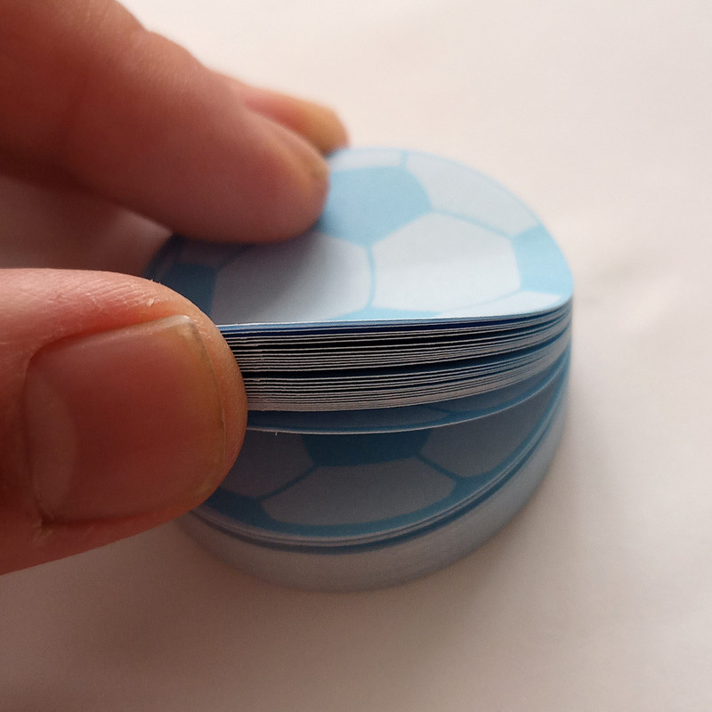 کاغذ یادداشت چسب دار طرح توپ کد fa9212