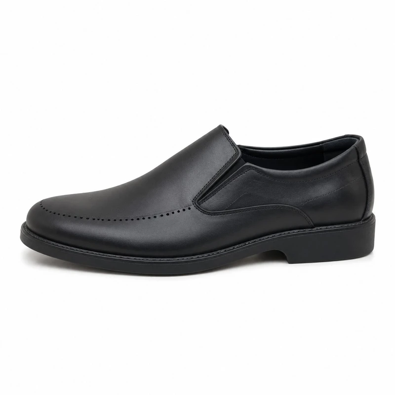 کفش رسمی مردانه چرم طبیعی فوق سبک و راحت مدل Loafer