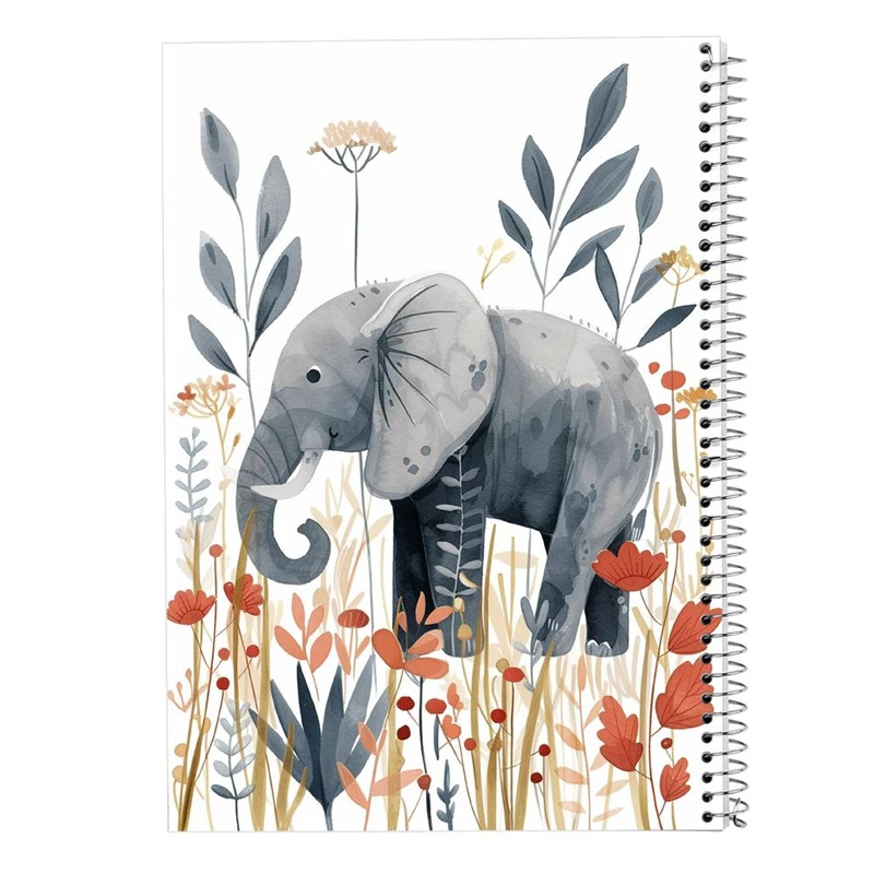 دفتر شطرنجی 50 برگ مدوپد طرح موجودات فانتزی کد DF17215